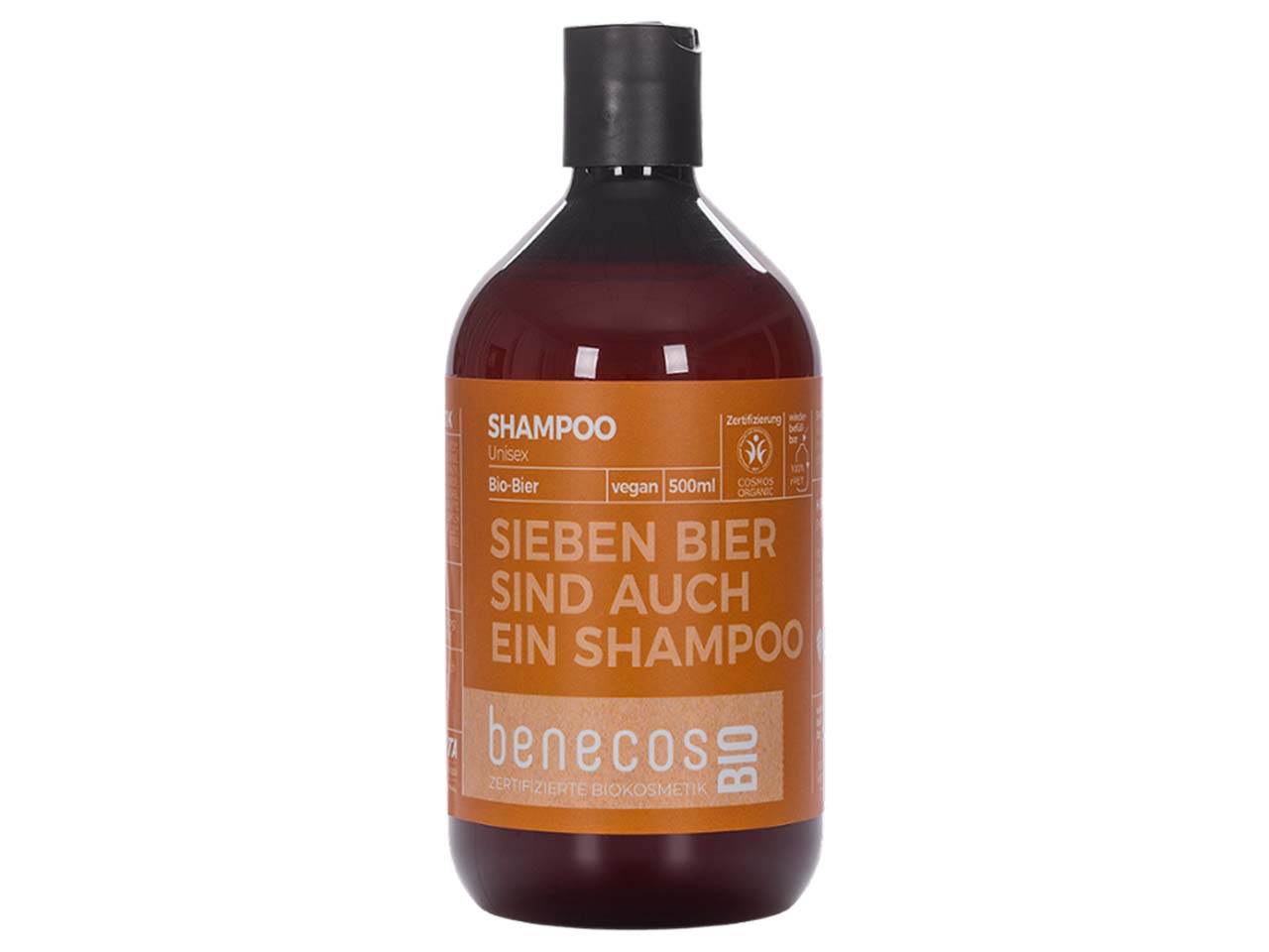 benecos Bio-Shampoo "Unisex" mit Bio-Bier, 500 ml