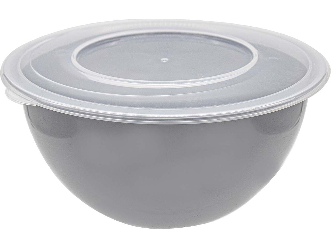 Frischhalteschüssel mit Deckel, pastellgrau, 5 l