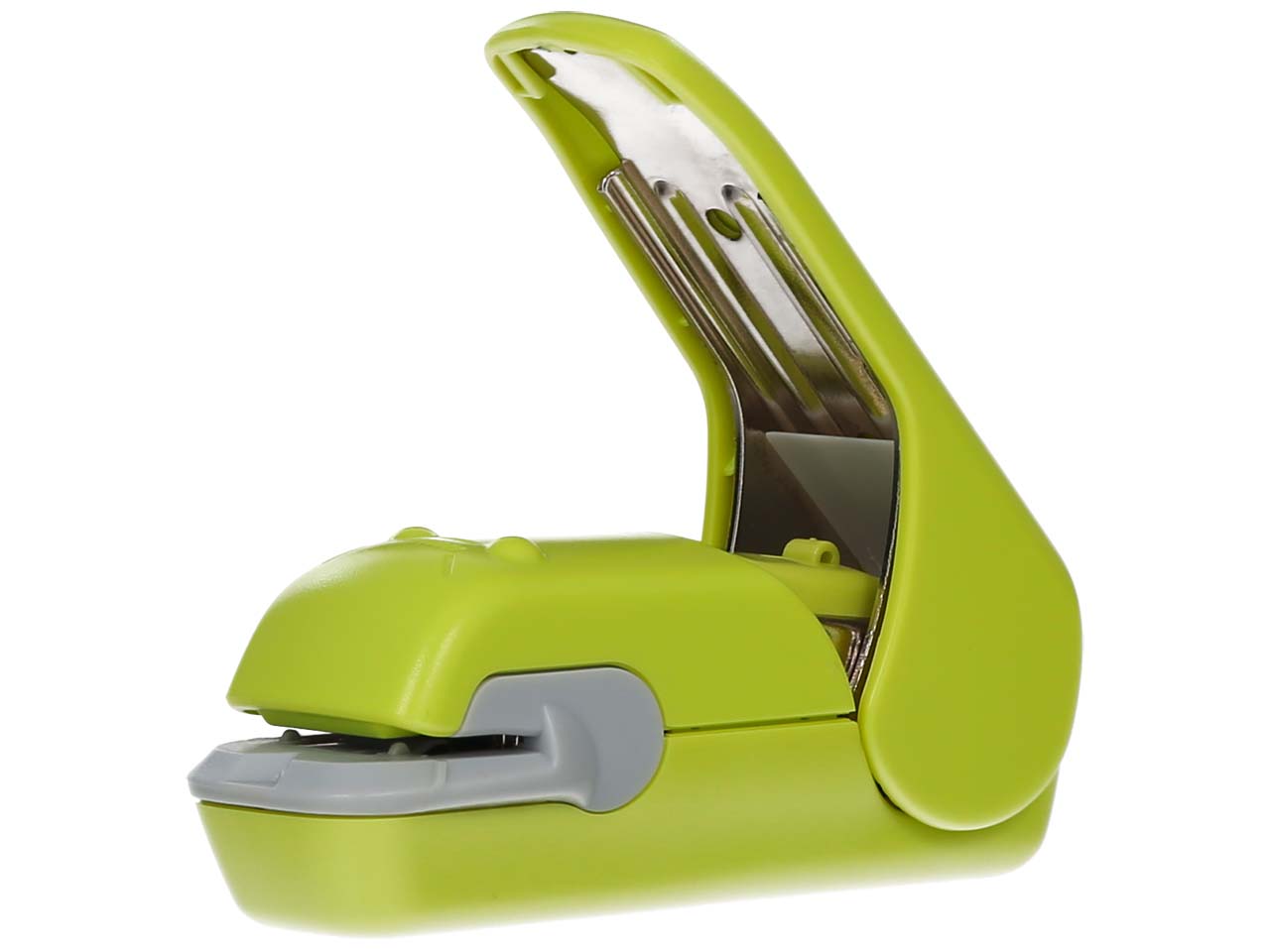 Klammerloser Tacker "Paper Shark Press" grün