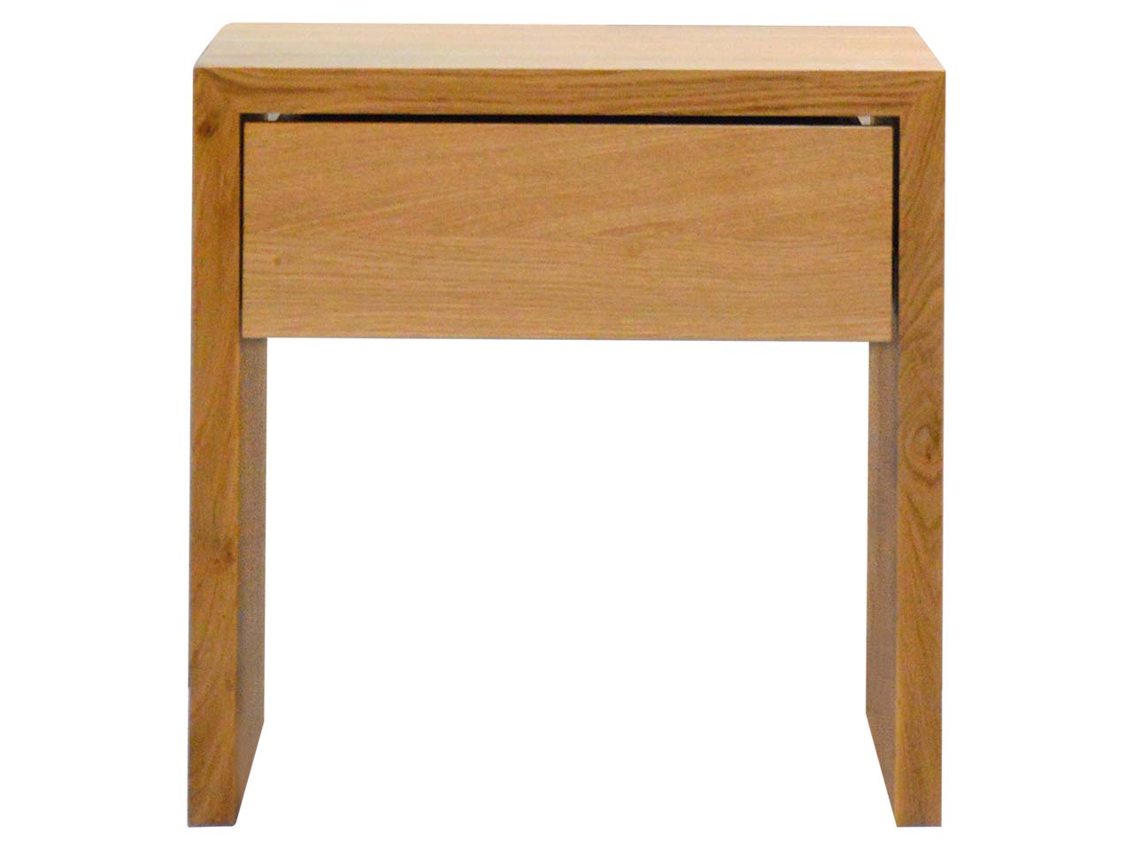 Beistelltisch "cubus S" B 42 x T 42 x H 42 cm, mit Schublade, Eiche geölt