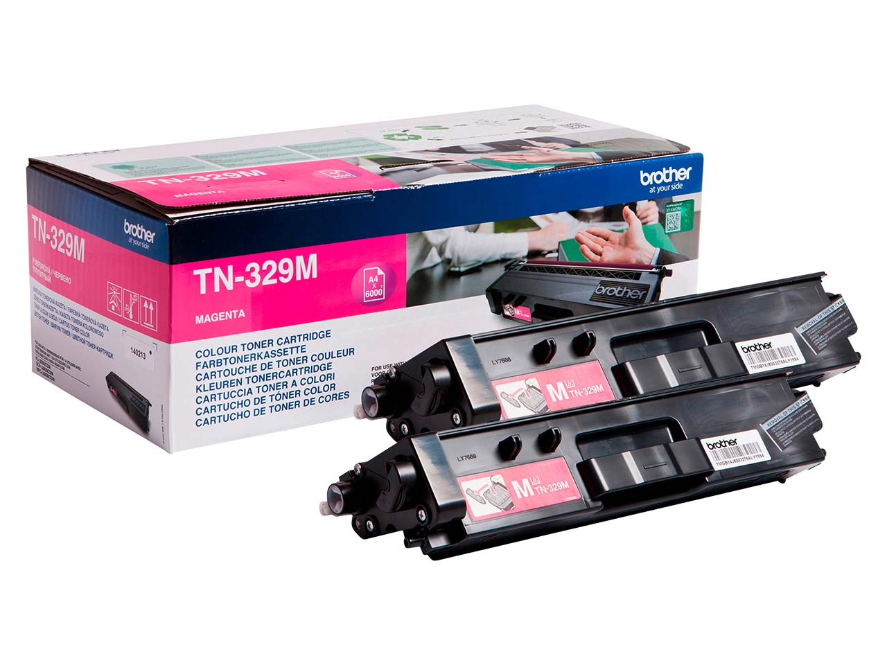 Brother Twinpack Toner TN-329M magenta