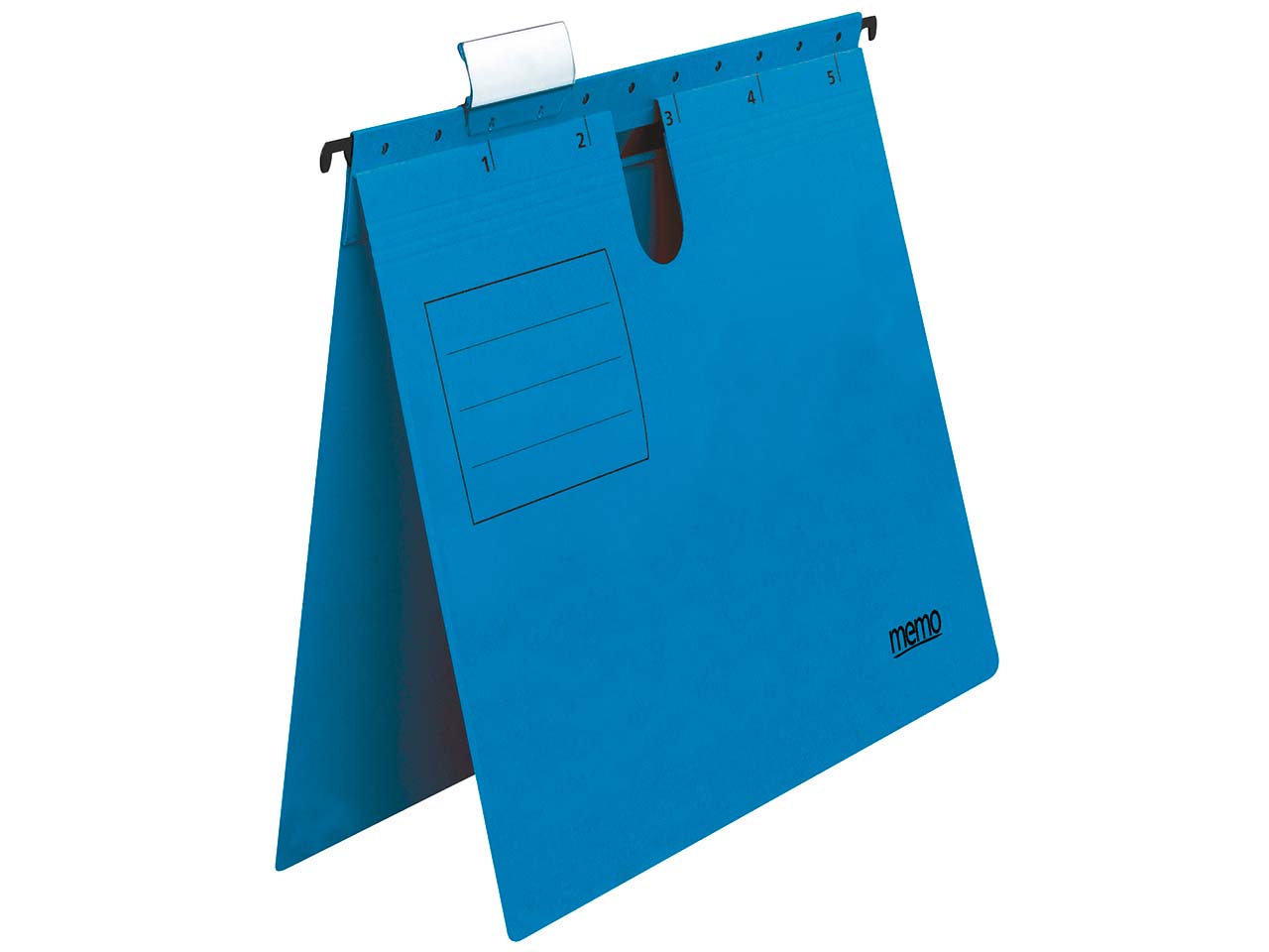 5 memo Hängehefter farbig blau