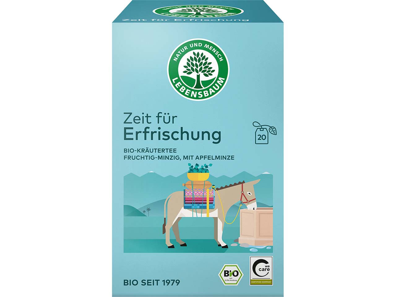 LEBENSBAUM Bio-Kräutertee "Minze, Minze & Minze", 20 x 1,5 g