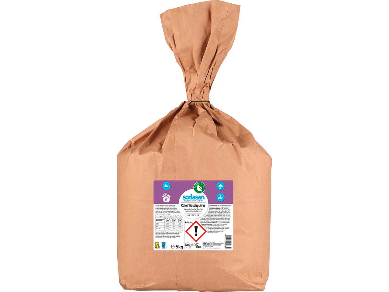 Sodasan Color-Waschmittelpulver 'Lavendel', 5 kg
