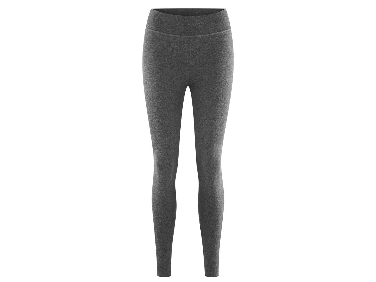 Living Crafts Bio-Damen-Leggings "Lisa" graphite melange, Gr. L