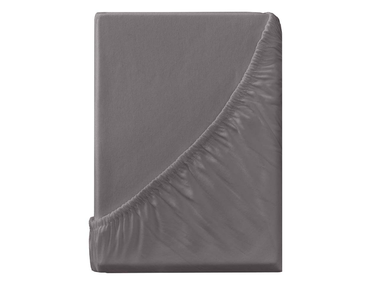 MELA Bio-Spannbettlaken 'PAMBAN' aus Jersey, 90 x 200 cm, basalt grau