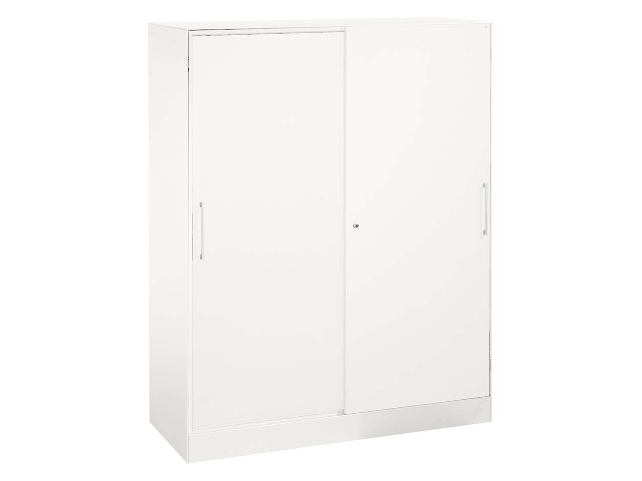 Schiebetürenschrank "Pureness", Höhe 131 cm  (BxT) 100 x 43,5, weiß