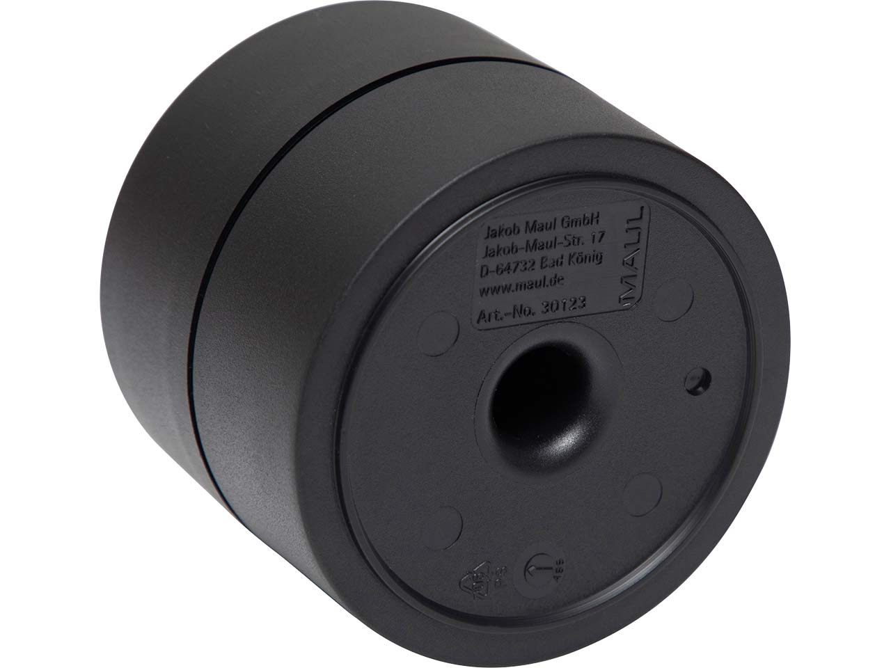 MAUL Klammerspender "MAULpro" inkl. 12 Foldback-Klammern "maulys", schwarz