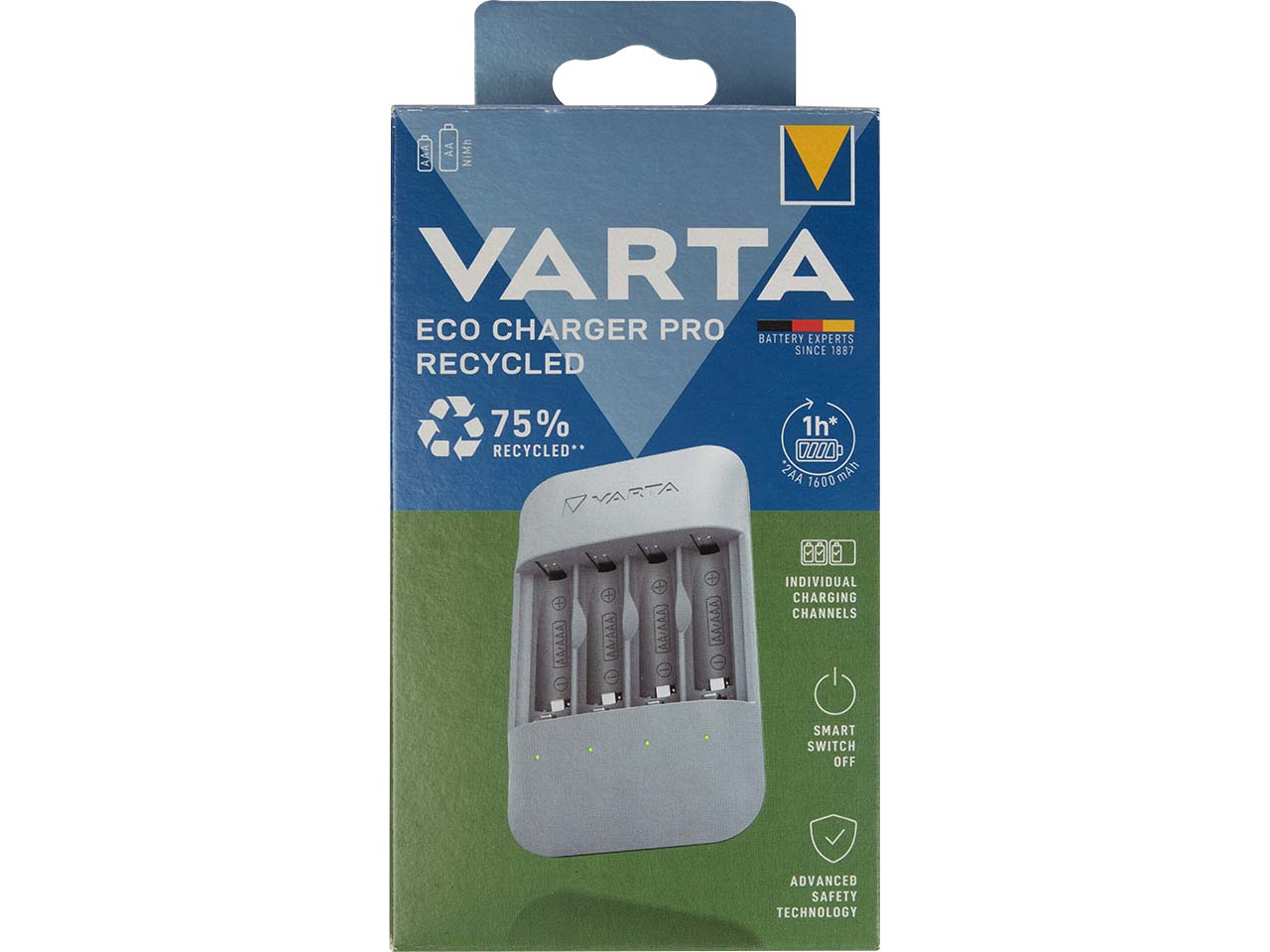 Varta Ladegerät "Eco Pro" inkl. USB-C Ladekabel 1 m