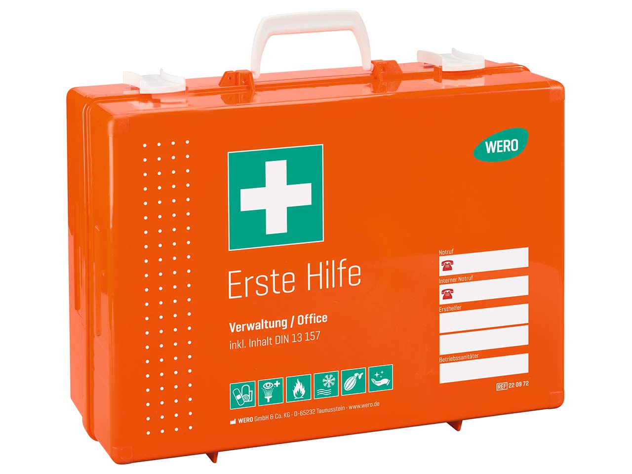WERO Verbandkasten "Werotop Erste Hilfe Verwaltung/Office" nach DIN 13157