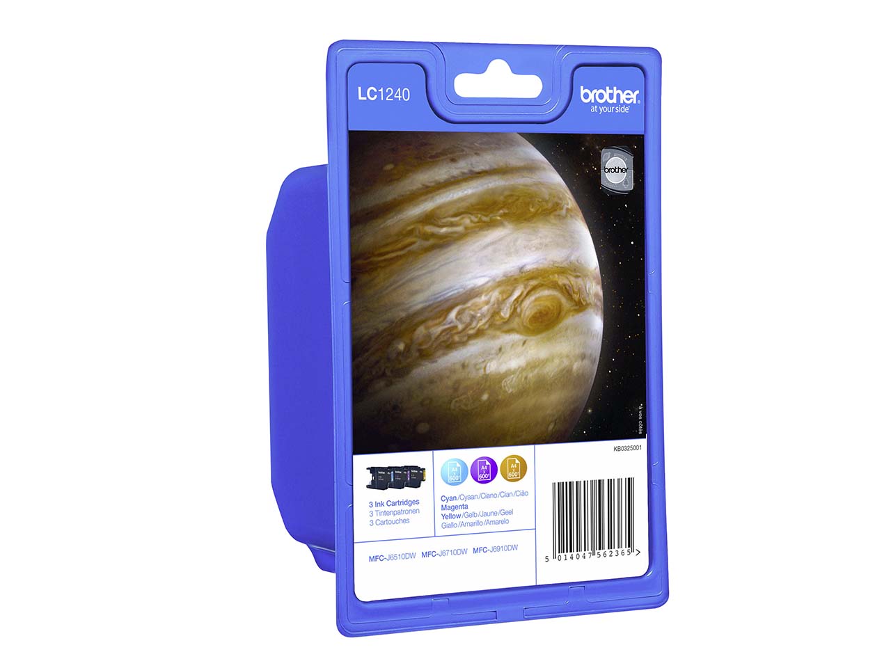 Brother 3er Set Tintenpatronen LC1240C/M/Y cyan, magenta, gelb
