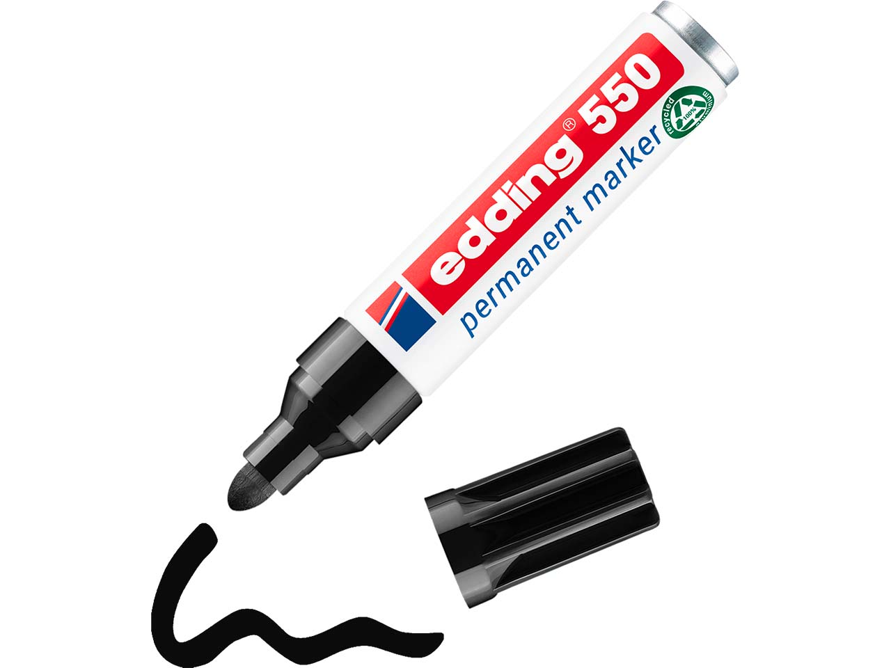 edding Permanetmarker "550" schwarz