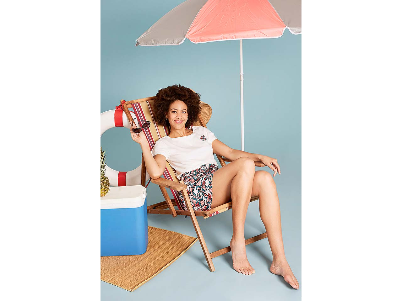 tranquillo Damen-Short mit flexiblem Bund, cocoa, Gr. 36