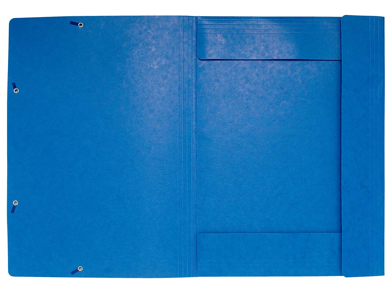 Exacompta Eckspannermappe DIN A3 blau mit Klappen 700g/m²