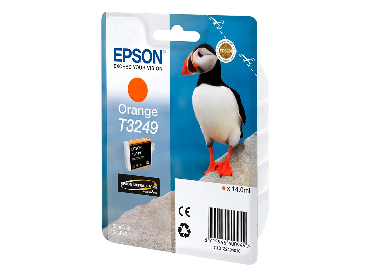 Epson Tintenpatrone T3249 orange