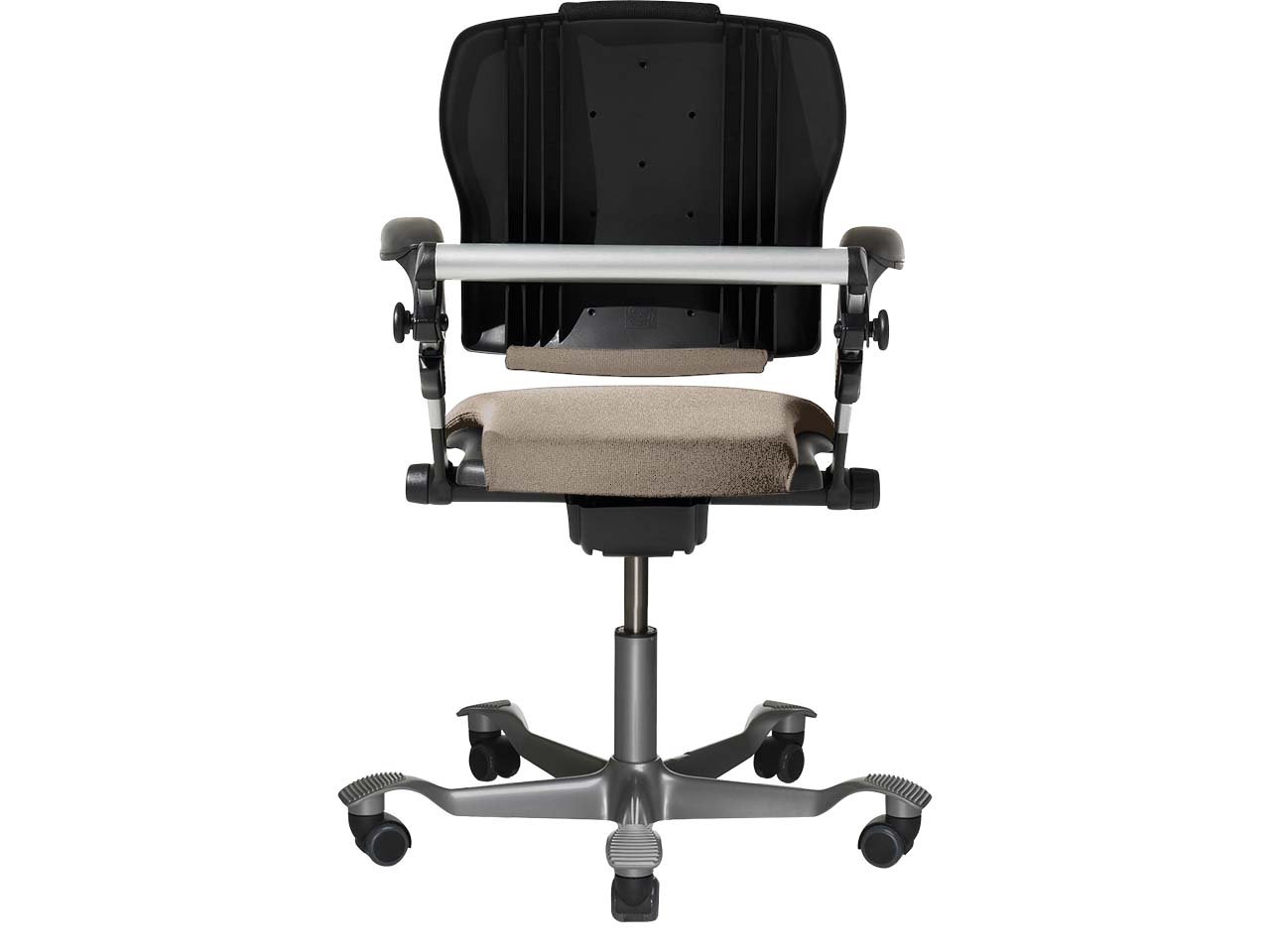 HAG Bürodrehstuhl "H03 340" Gestell: silber, Stoff: Select beige