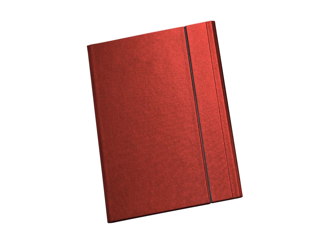 Angebotsmappe 'Elegance' A4, rot, mit Gummizug und Visitenkartenschlitz