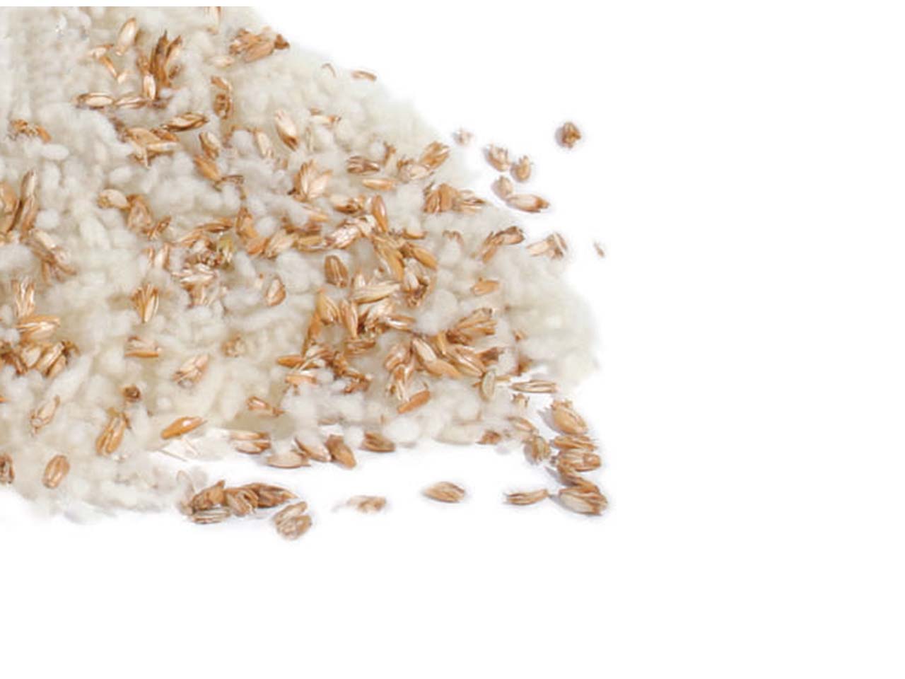 mudis Kissenfüllung mit Dinkelspelz/Schafschurwolle 40 x 60 cm