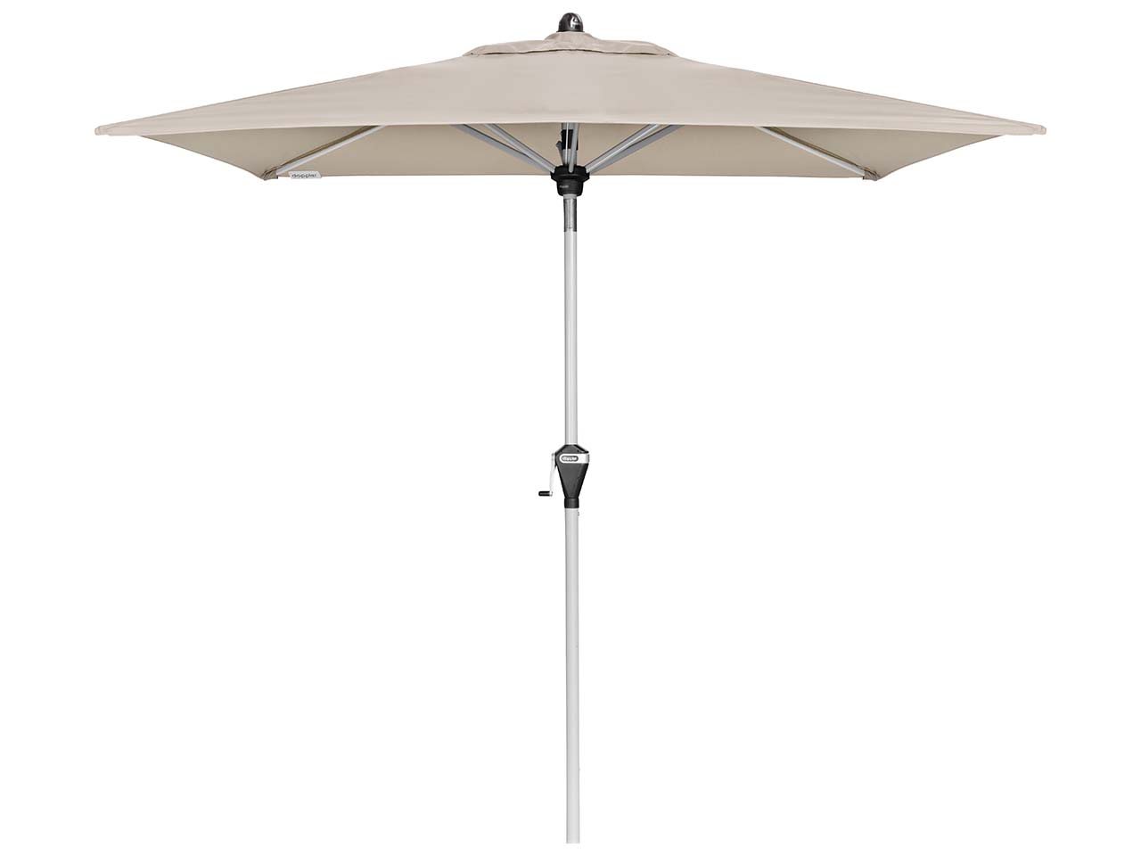 doppler Sonnenschirm "Active Auto Tilt" 210 x 140 cm, HV, natur