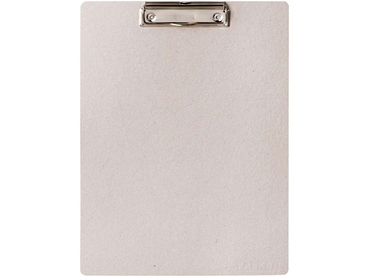 Falken Klemmbrett "PURE RAW", für DIN A4, grau, aus unbehandelter Graupappe, Metallklemme