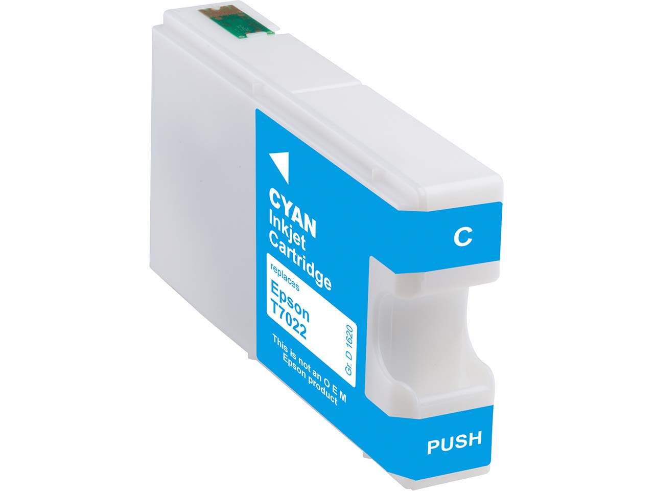 memo Tintenpatrone ersetzt Epson T7022 cyan