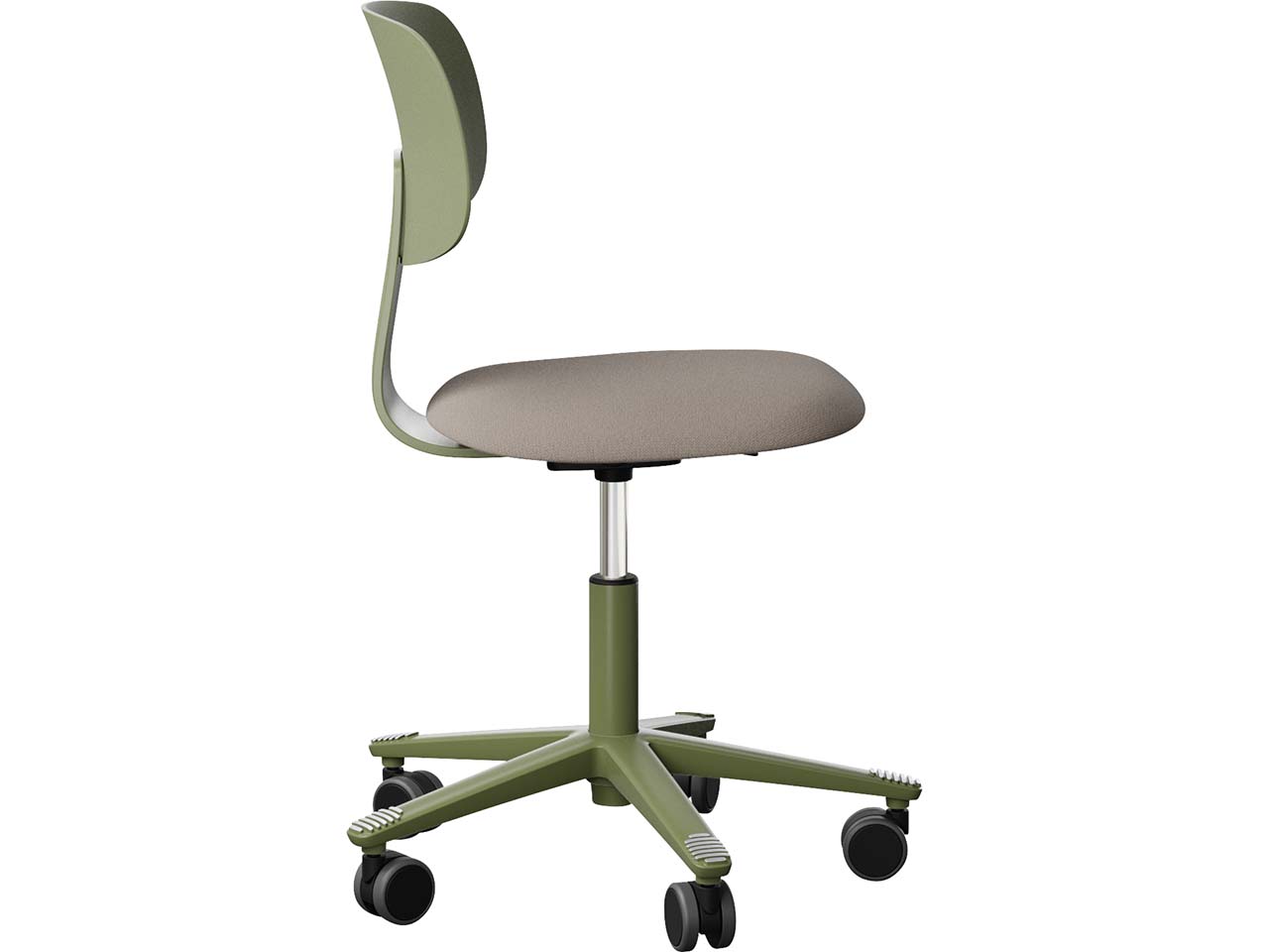 HAG Bürodrehstuhl "Tion 2140" Gestell: moss grey, Stoff: "Select" beige
