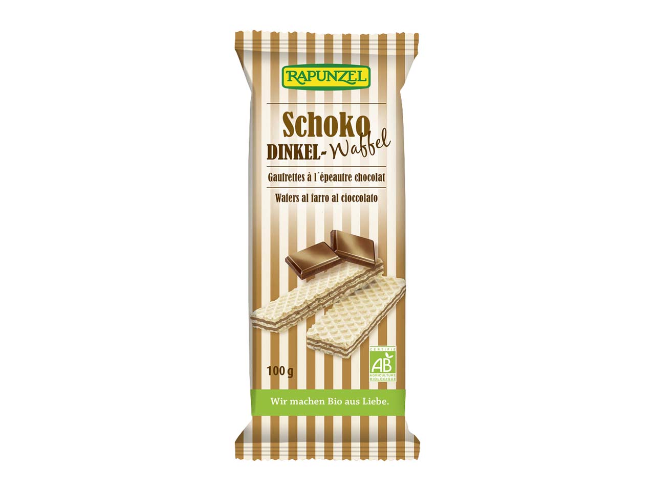RAPUNZEL Bio-Dinkel-Waffel "Schoko", 100 g