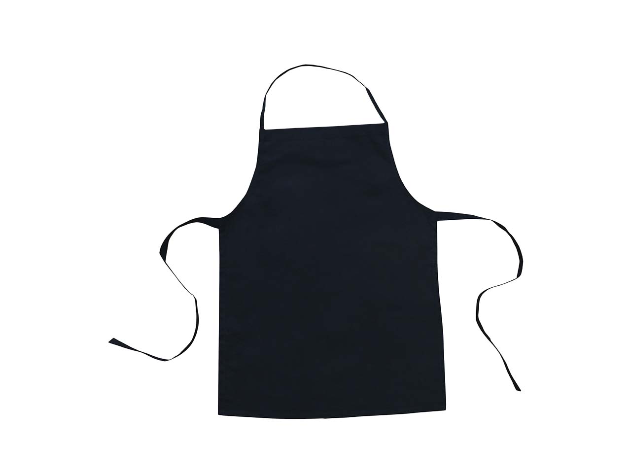 memo Schürze für Kinder schwarz aus Bio-Baumwolle mit Fairtrade-Siegel