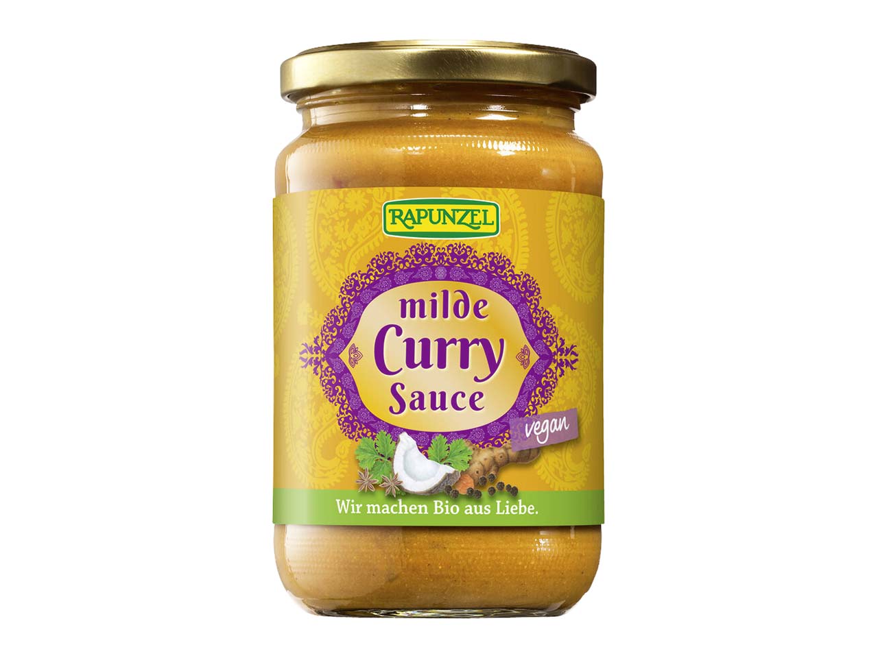 RAPUNZEL Bio-Curry-Sauce "mild", 330 ml