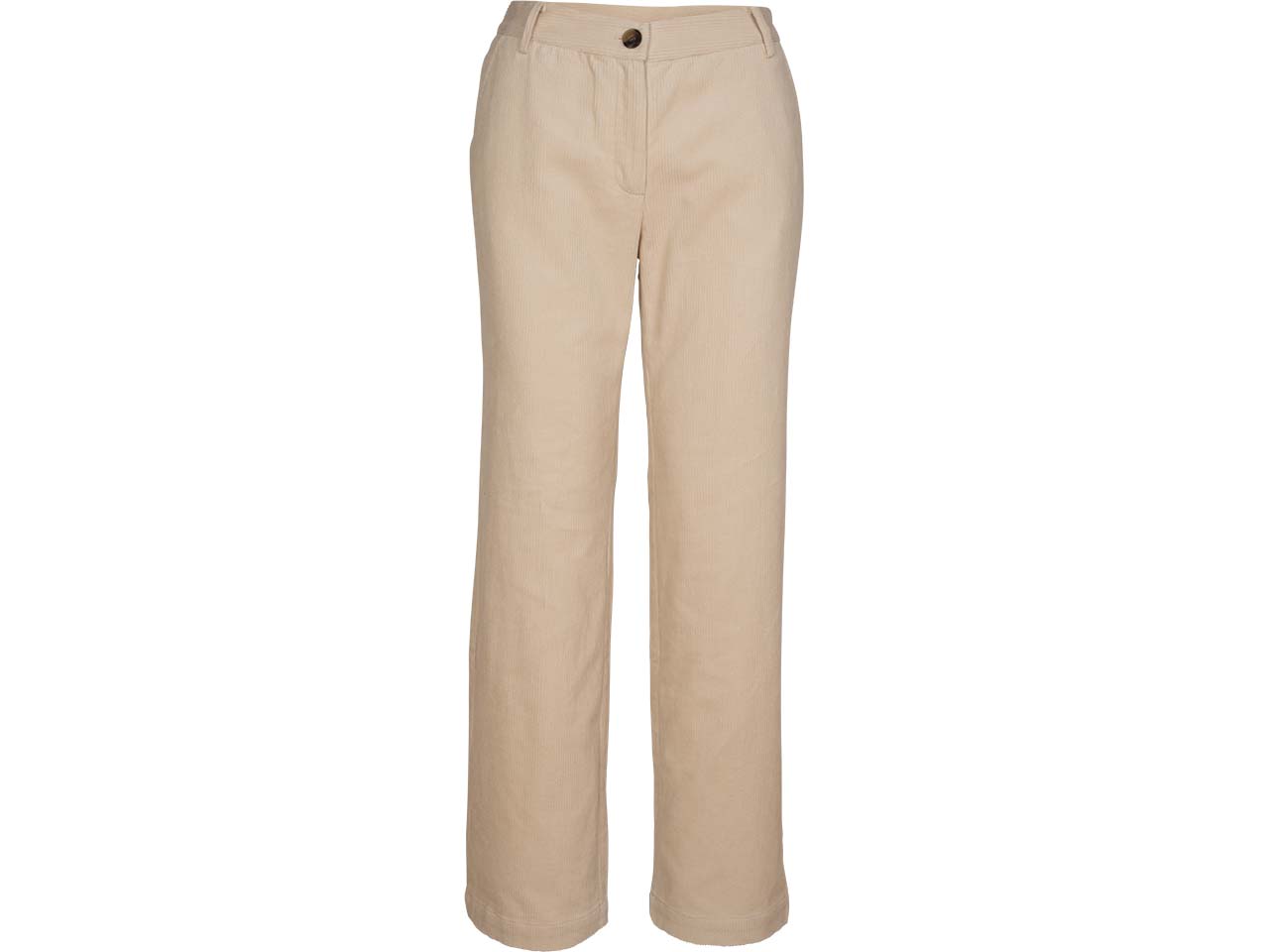 EKYOG Bio-Damen-Hose "RANSARD" mit geradem Bein, vanille, Gr. 36