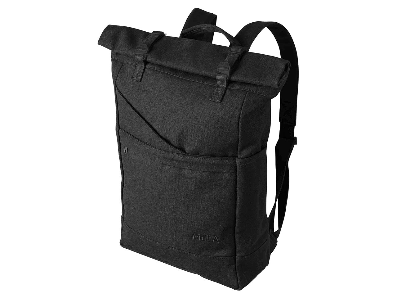 MELA Rucksack 'Ansvar I' vegan, schwarz