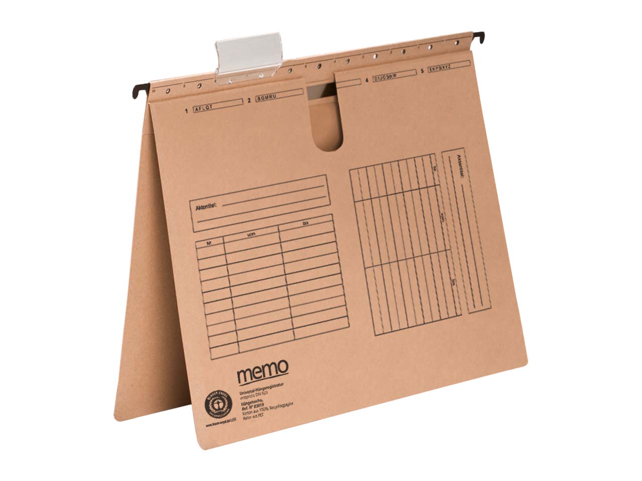 25 memo Hängehefter