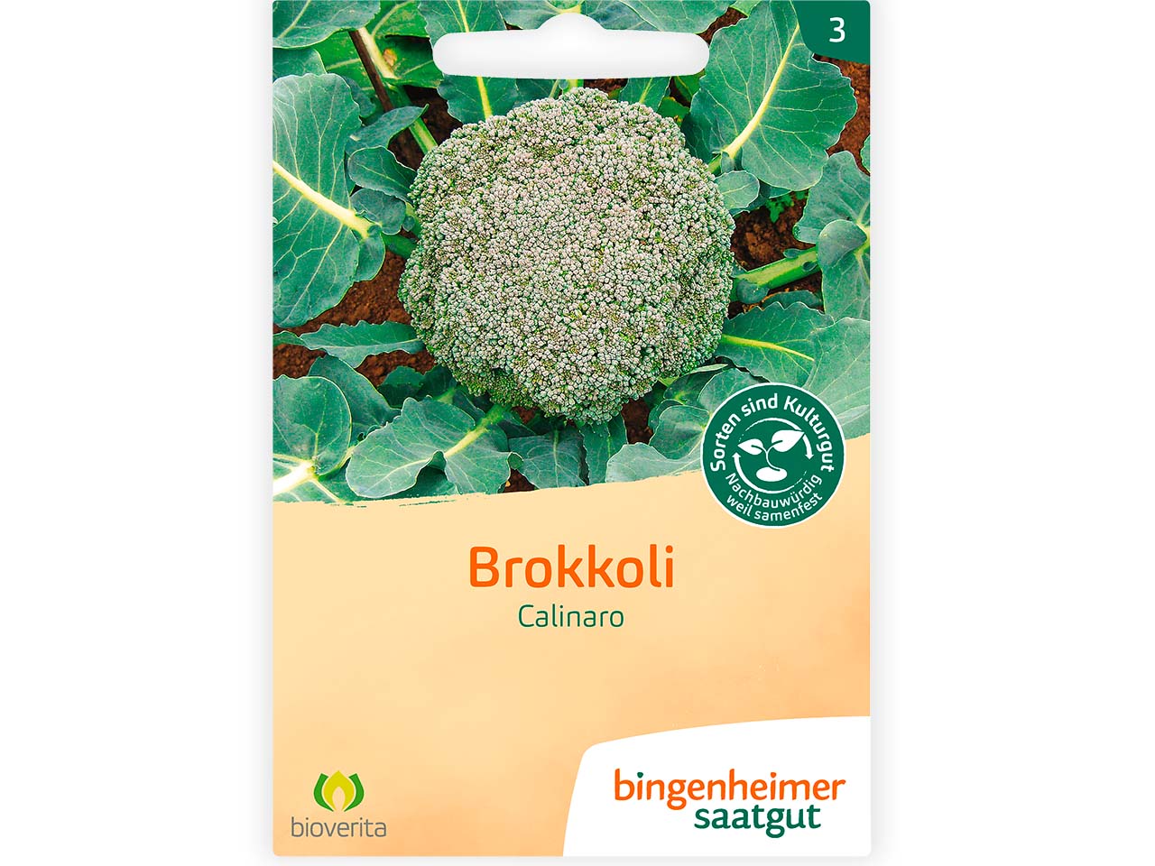bingenheimer saatgut Bio-Samen Brokkoli "Calinaro", 1 Stk.