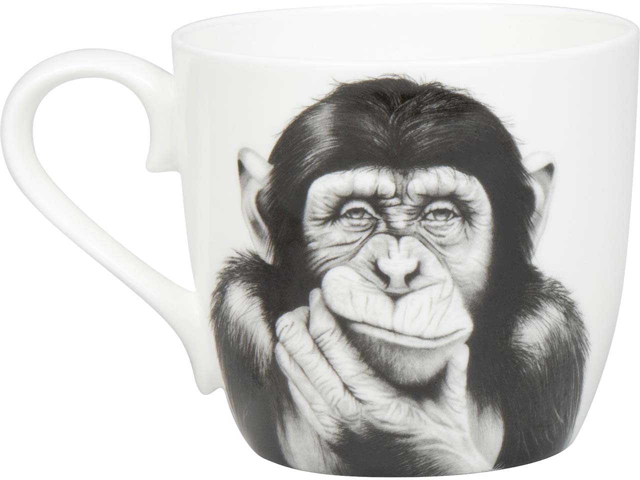 Könitz Tasse "Denkender Affe"
