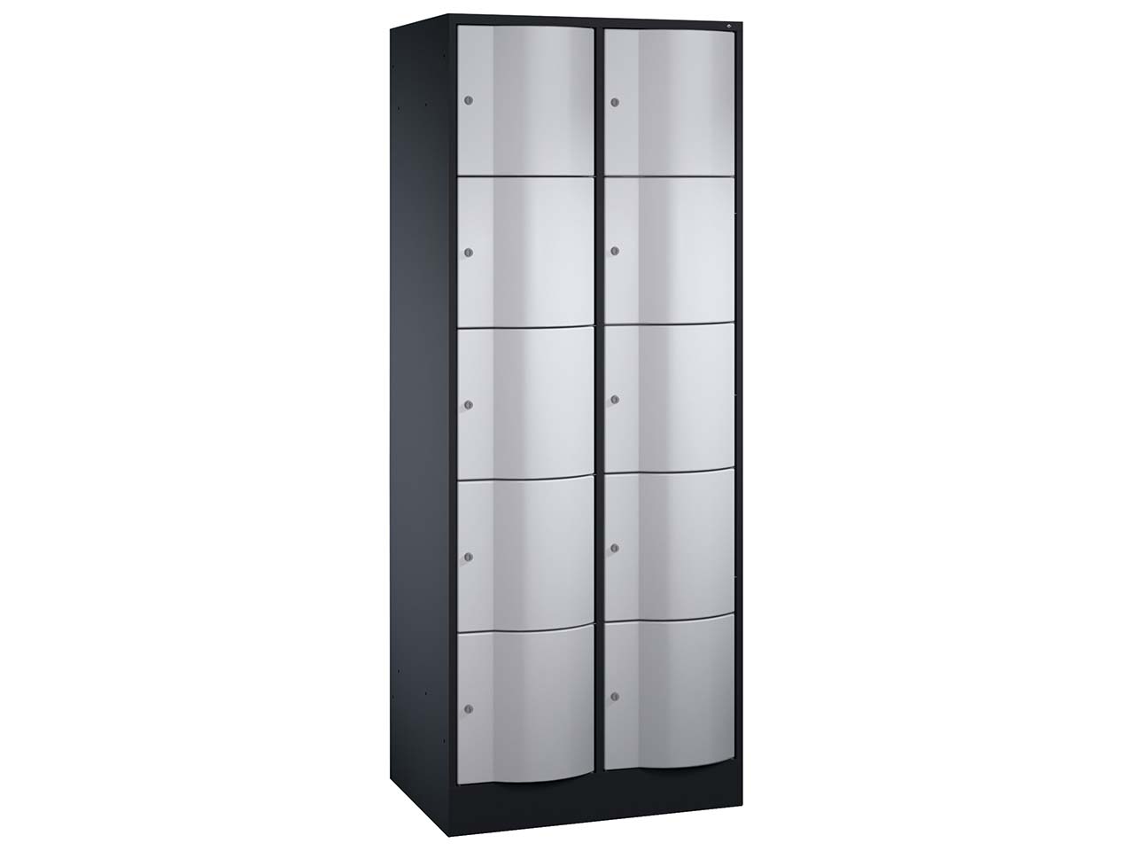 Schließfachschrank 2 Türme an/si 5er