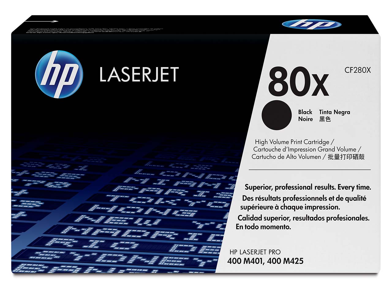 hp Druckkassette CF280X schwarz