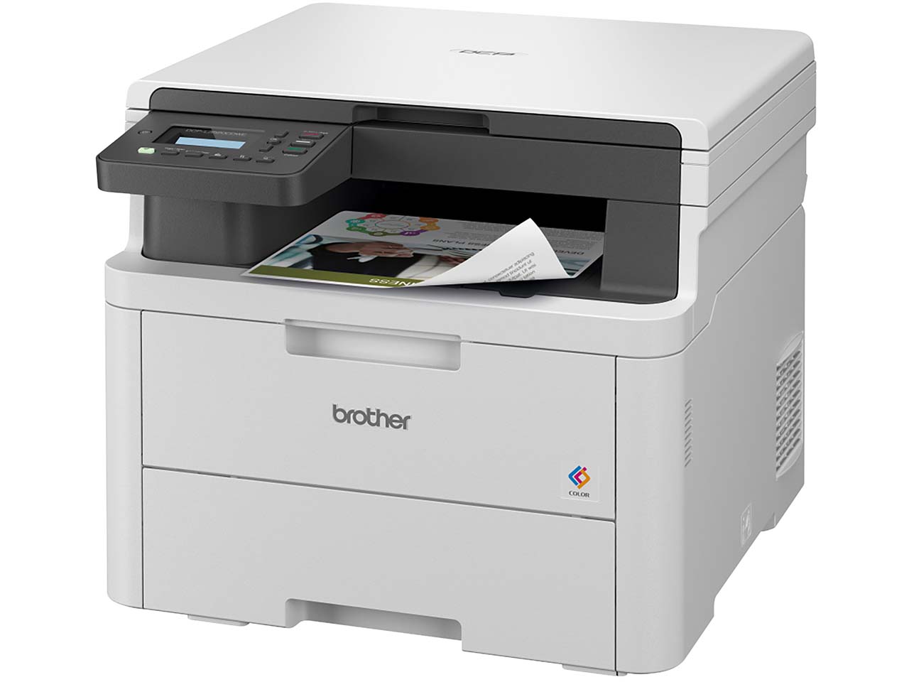 Brother Farblaser-Multifunktionsdrucker "DCP-L3520CDWE" weiß