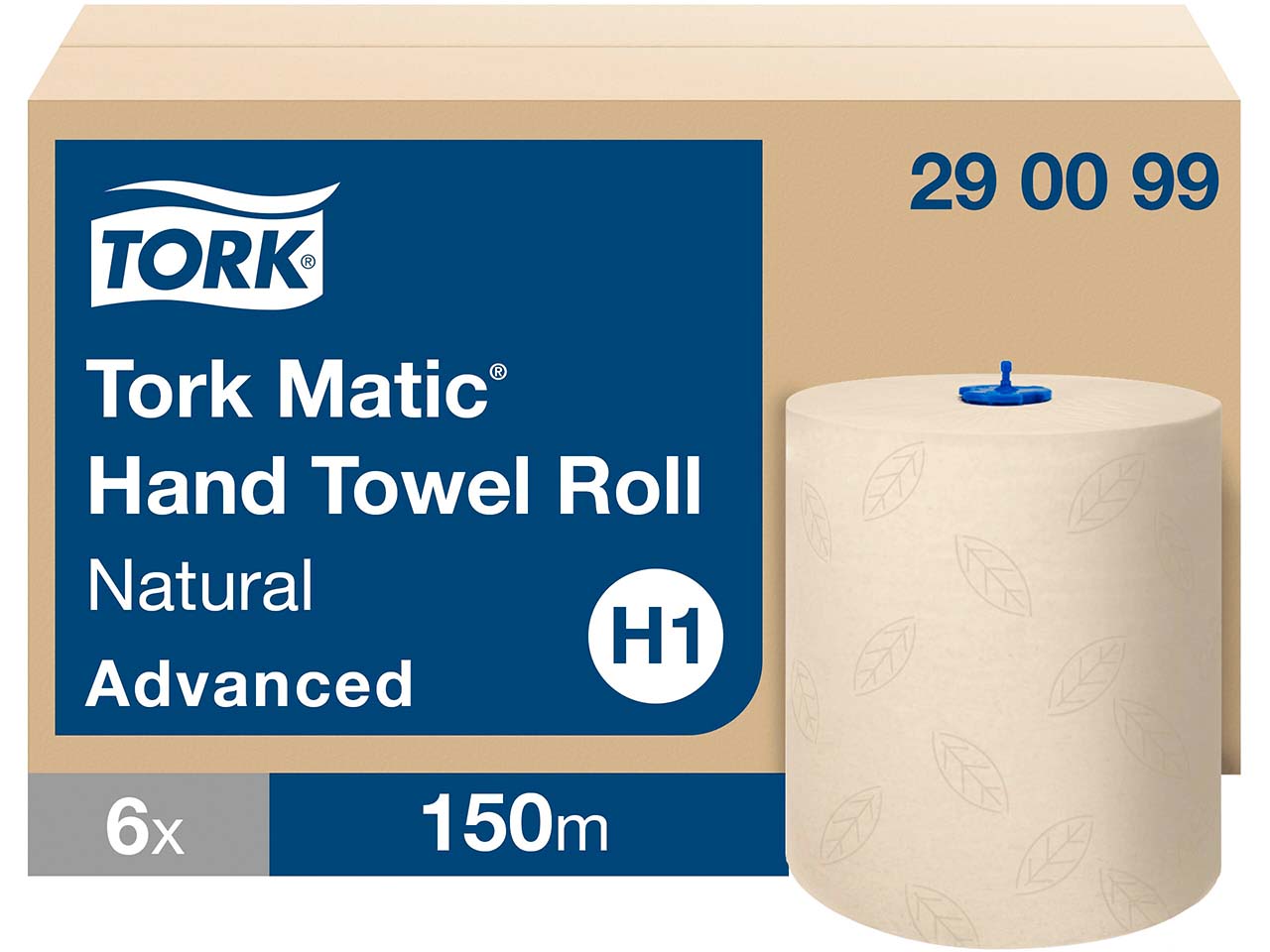 Tork Matic Papierhandtücher "Advanced H1" 6 Rollen, natural