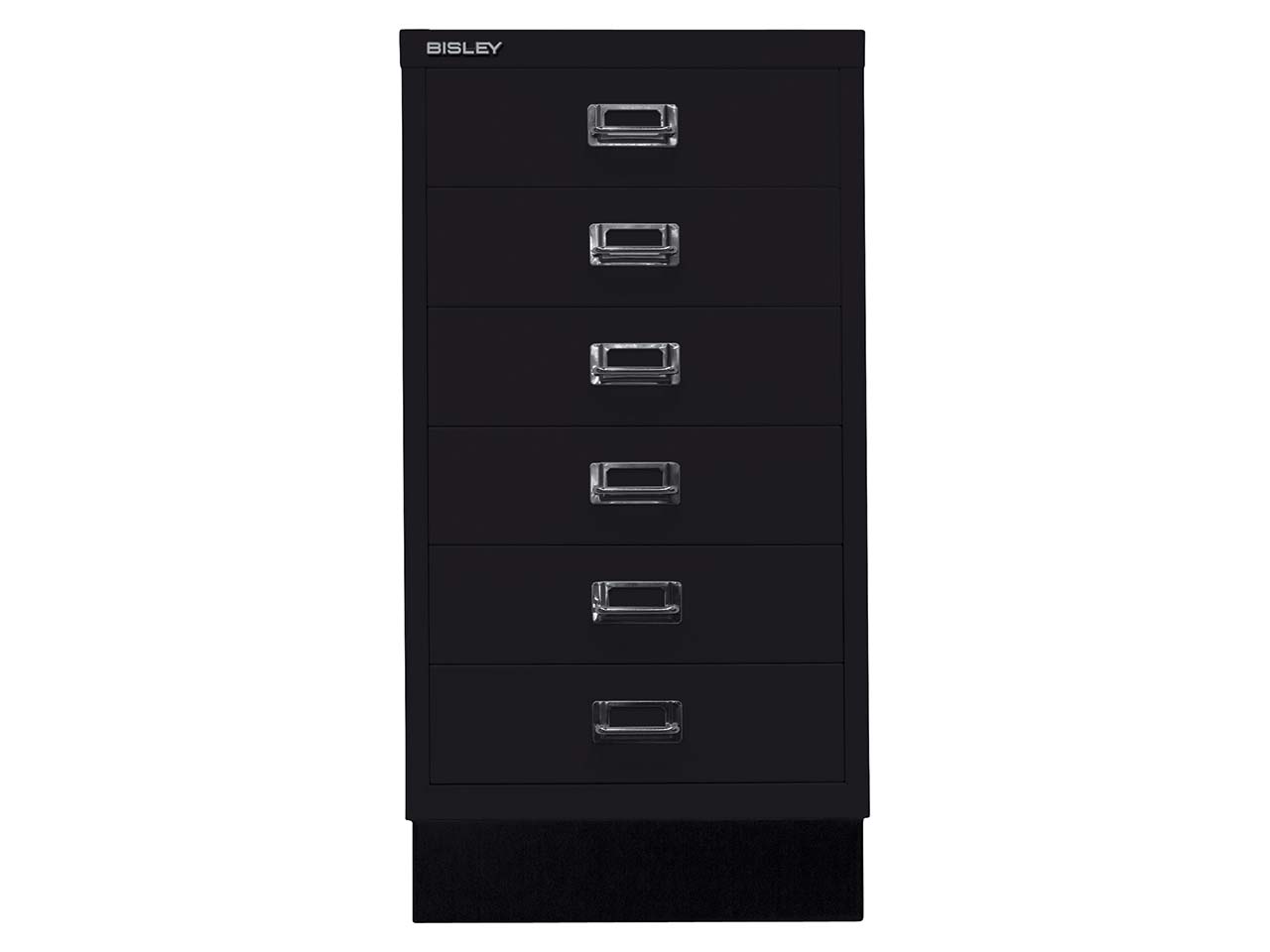 BISLEY Schubladenschrank "MultiDrawer" DIN A3 mit 6 Schubladen schwarz