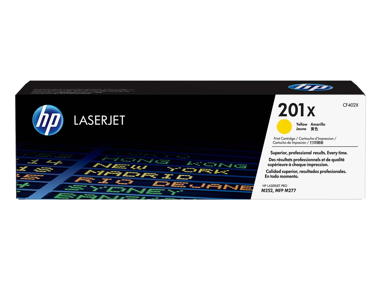 hp Druckkassette CF402X, Nr. 201X gelb