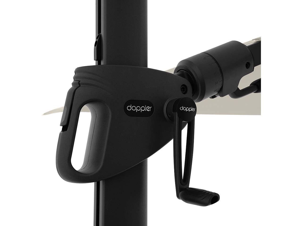 doppler Pendelschirm "myZone AX" 210 x 210 cm, natur
