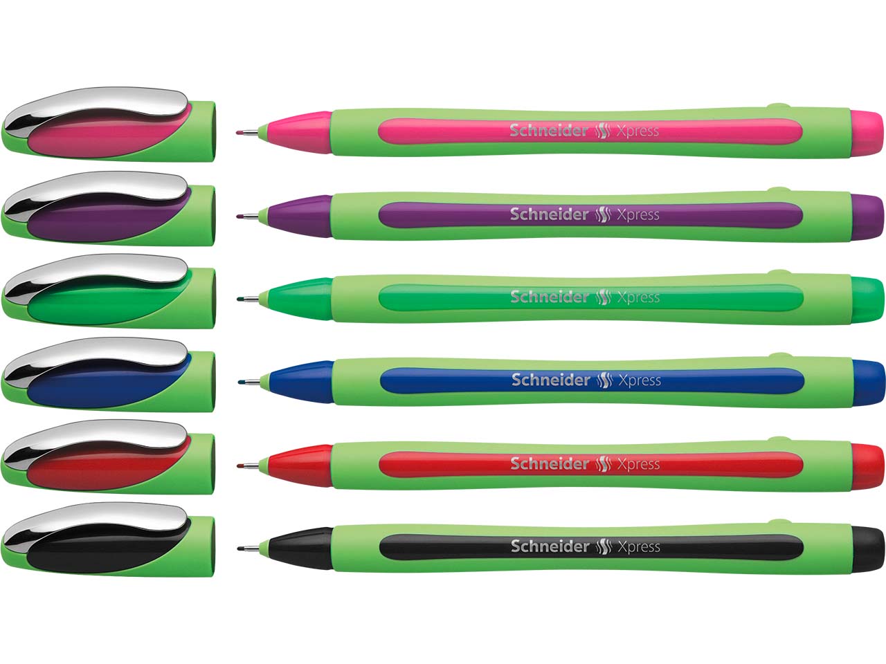 Schneider 6er Set Fineliner "Xpress" farbig sortiert