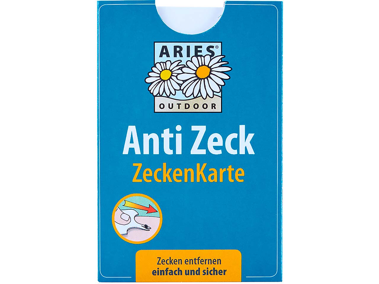 ARIES Zeckenkarte "Anti Zeck"