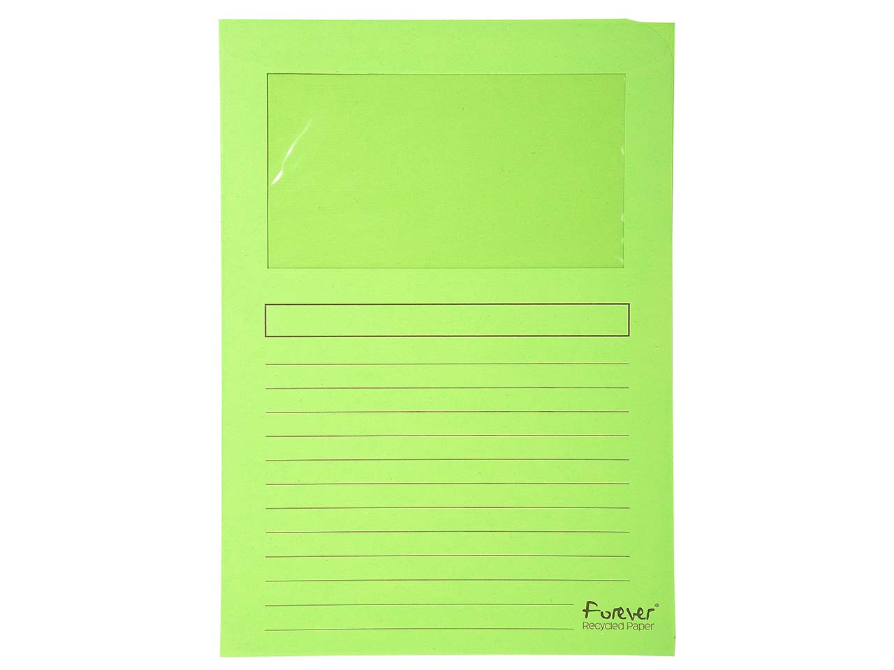 100 Exacompta Fenstermappen "Forever" grün