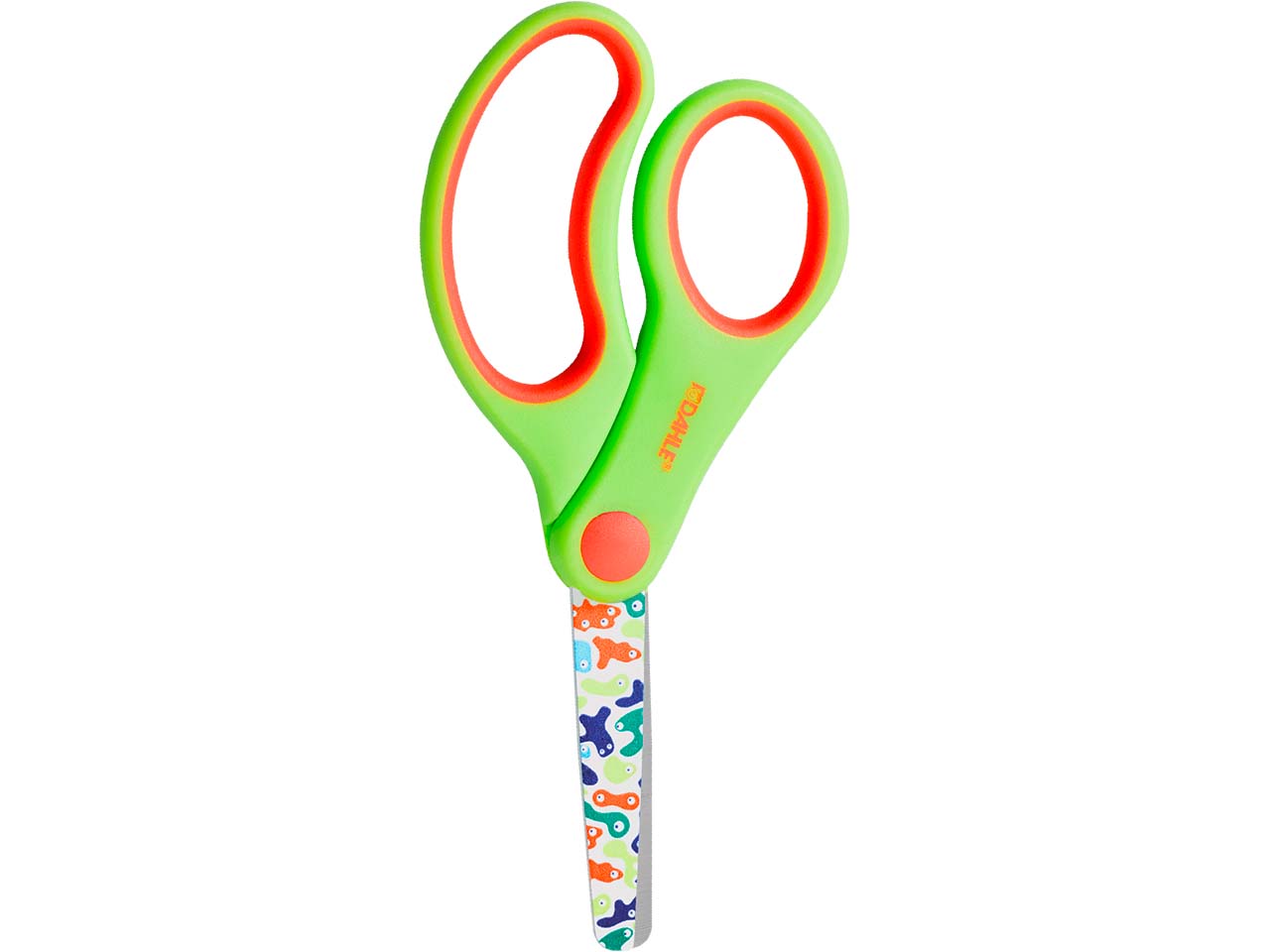 Dahle Kinderschere für Linkshänder*innen "Blob" rund, 13 cm, grün