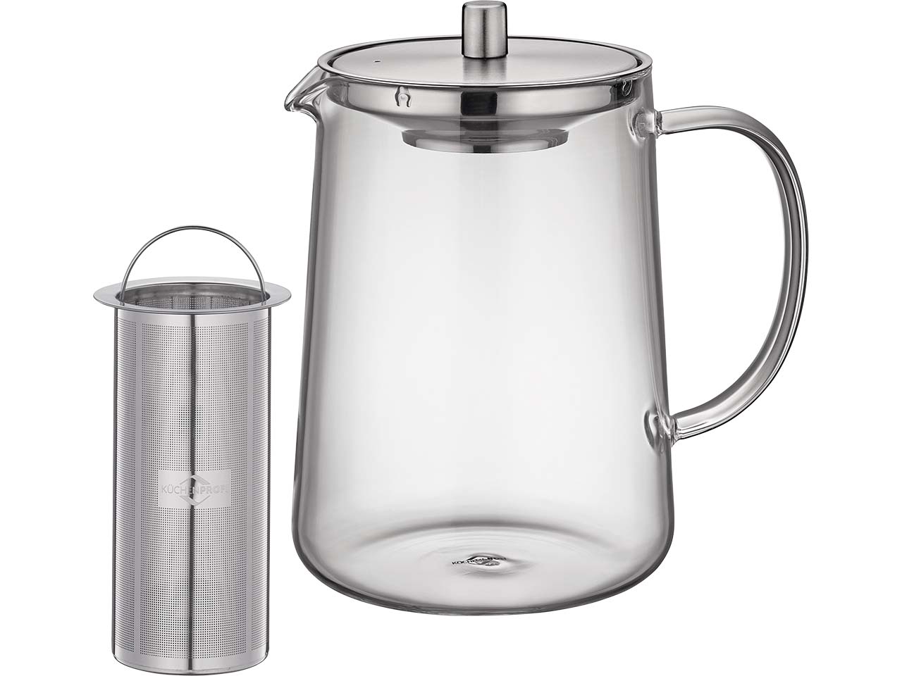 Teekanne "ASSAM" aus Borosilikatglas, 1200 ml