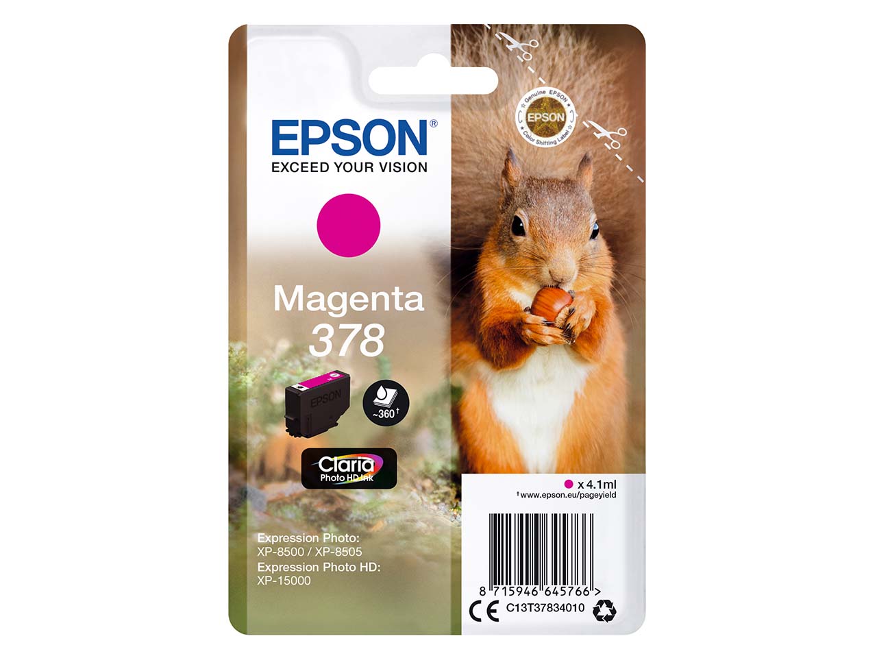 Epson Tintenpatrone 378 magenta