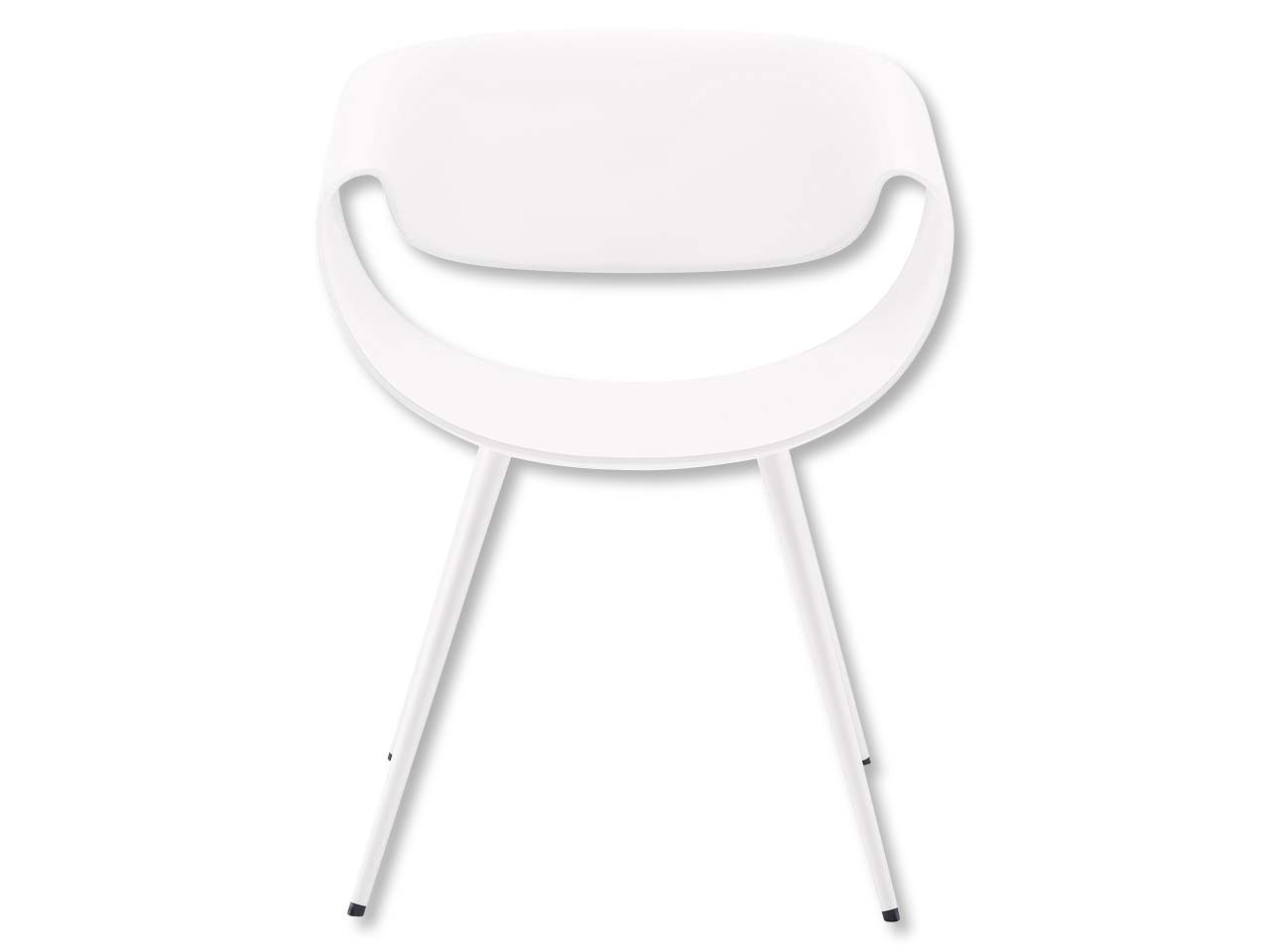 Züco Stuhl "Little Perillo" Gestell Aluminium weiß