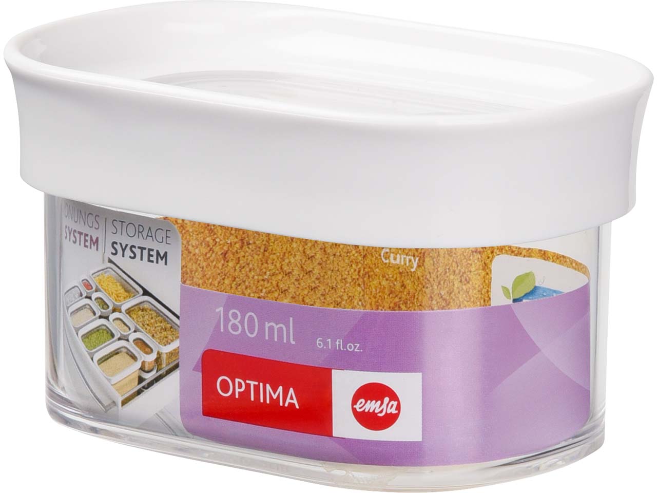 EMSA Vorratsdose "OPTIMA" rechteckig 0,18 l