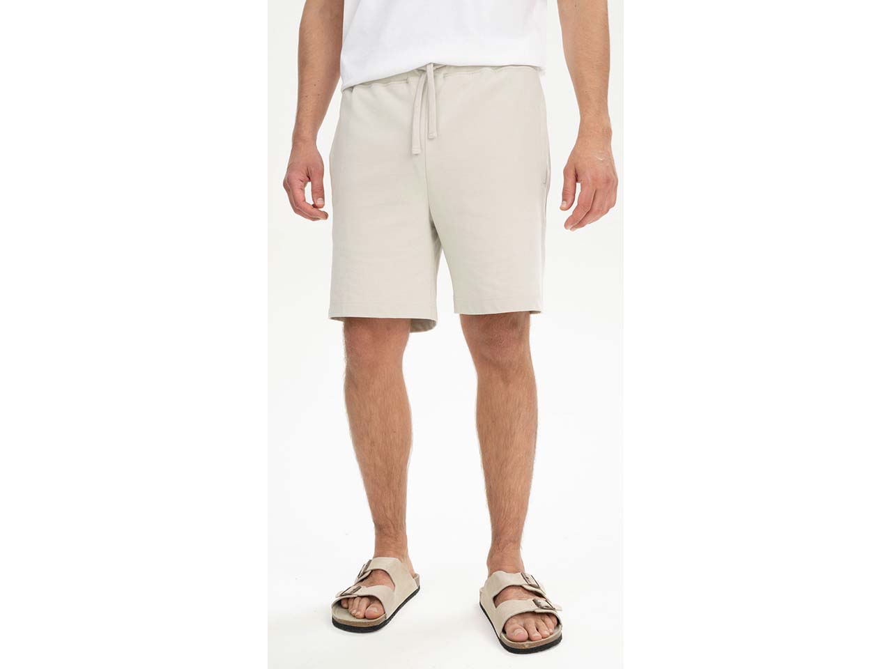 MELA Bio-Herren-Jersey-Short 'KRISH' 260 g/m², birke, Gr. XL